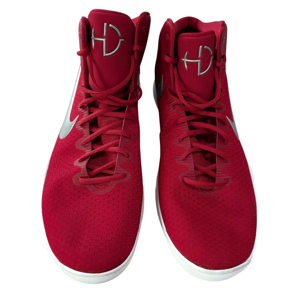 Nike Hyperdunk 2017 TB University Red Silver Size 18 Basketball Shoes 842571-601